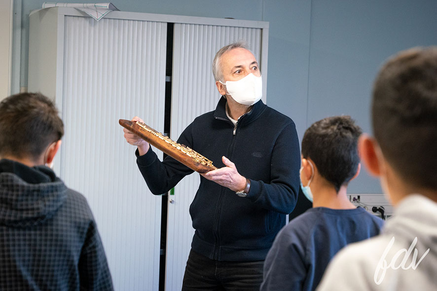 Philippe Bernold au Collège Jean Moulin Brive