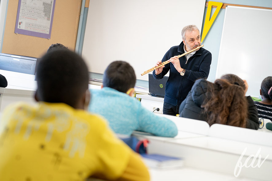 Philippe Bernold au Collège Jean Moulin Brive