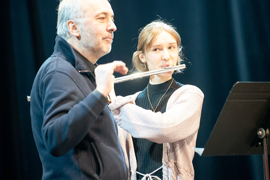 Philippe Bernold au Conservatoire de Brive