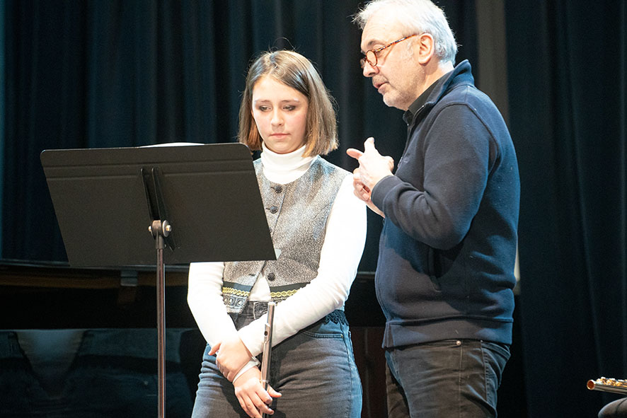Philippe Bernold au Conservatoire de Brive